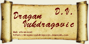 Dragan Vukdragović vizit kartica